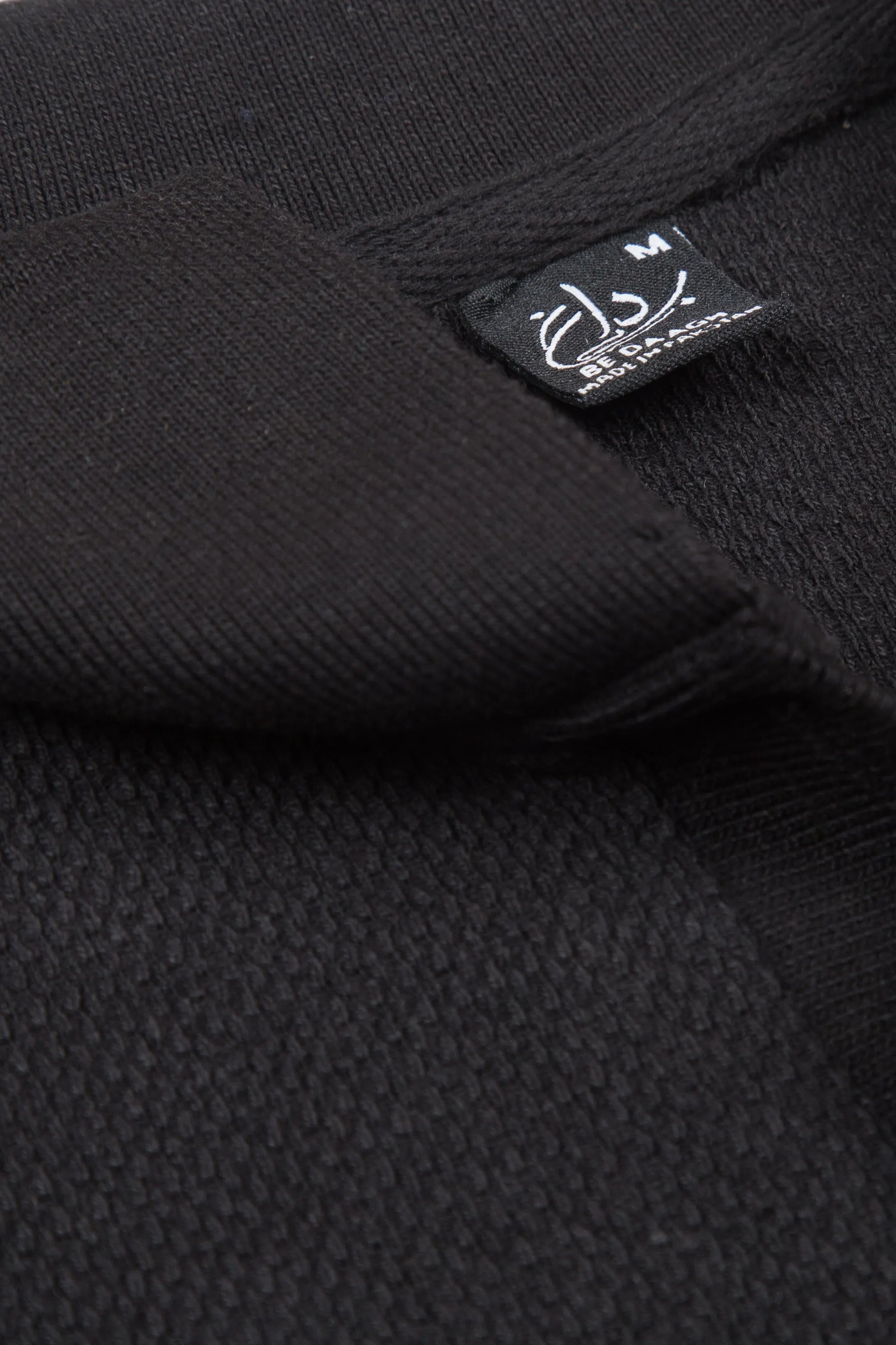 Black Polo Button T-Shirt