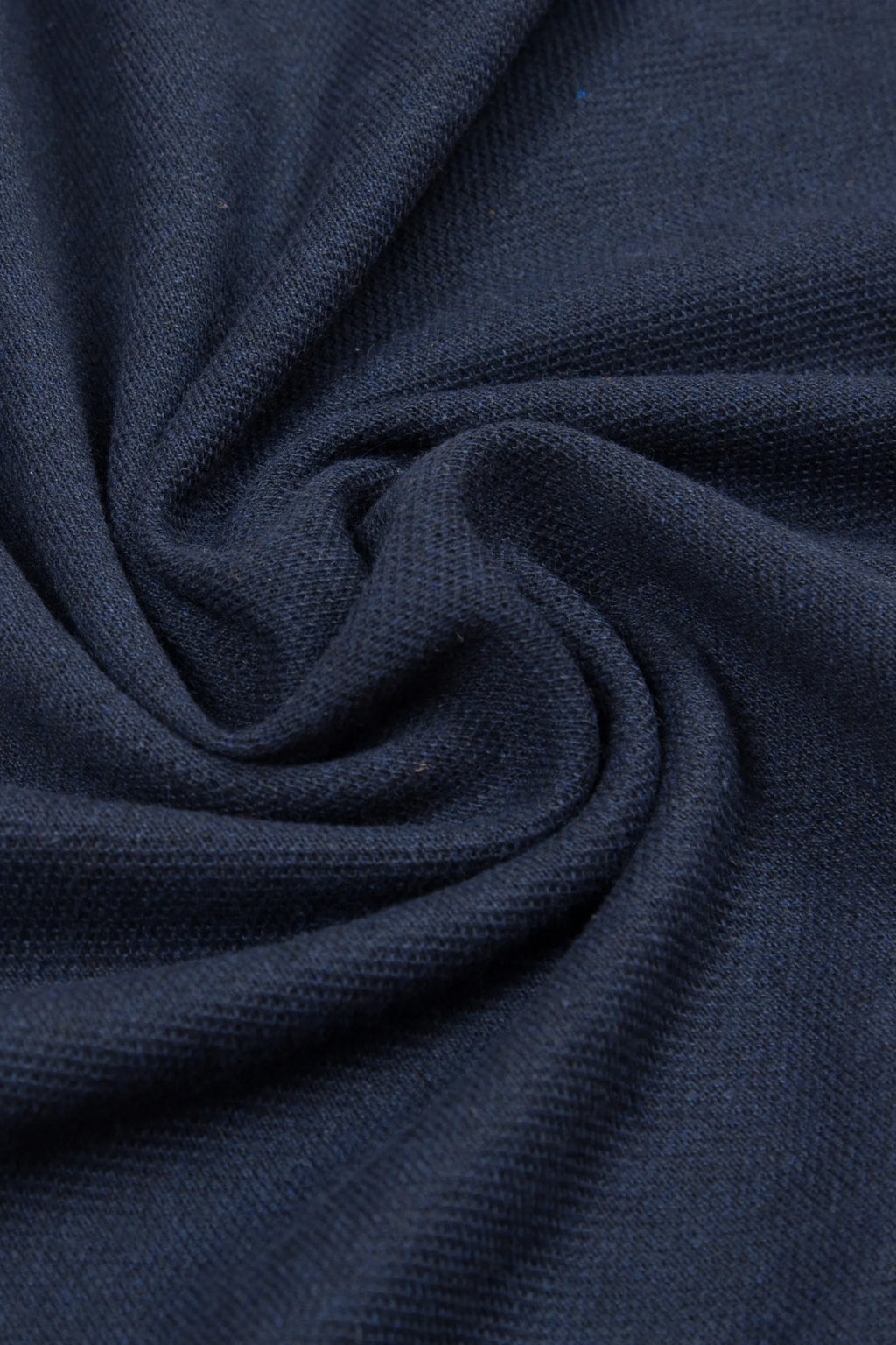Navy Blue Button Polo Shirt