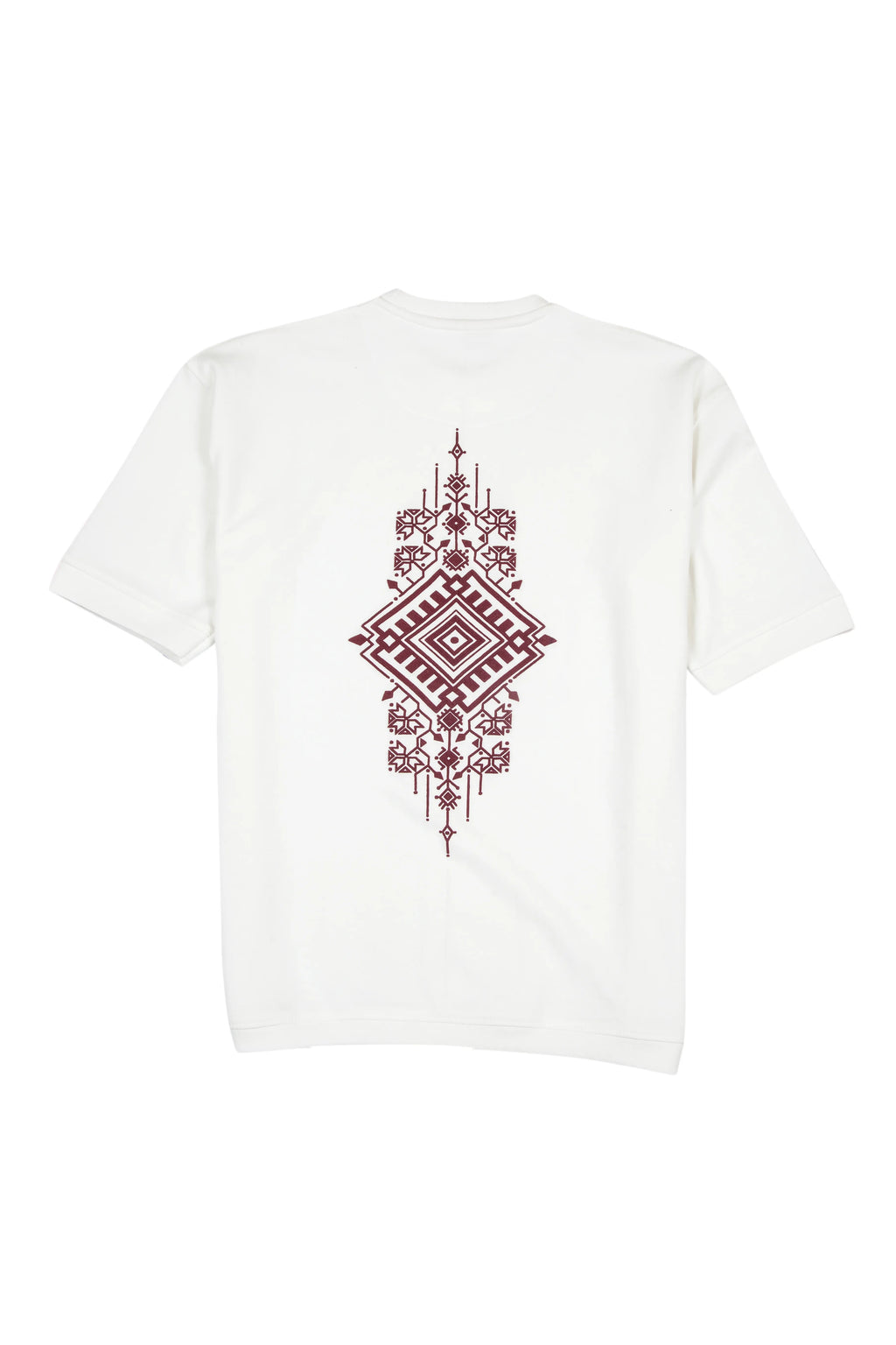 White Graphic Back Print T-Shirt