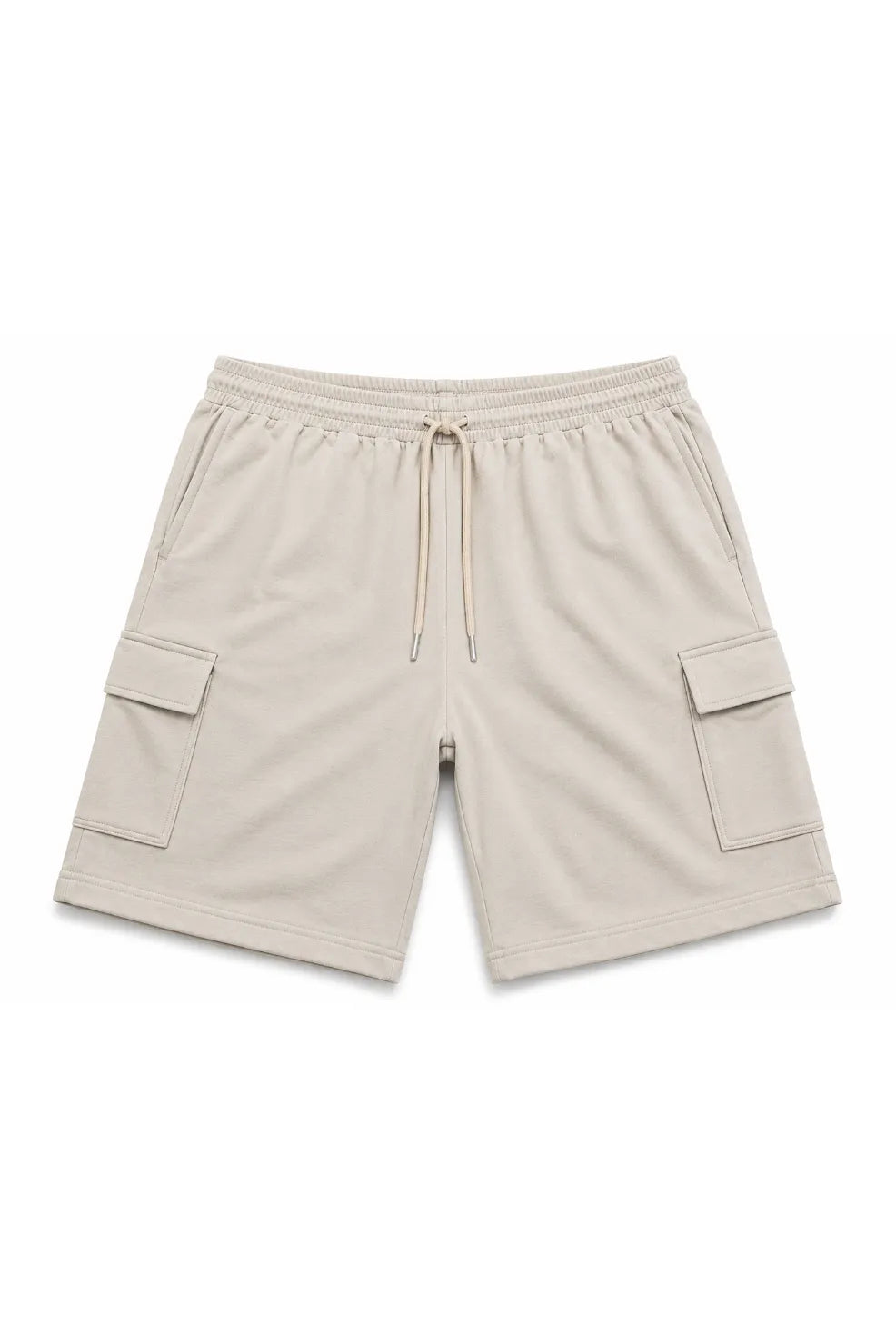 Light Beige Cargo Shorts